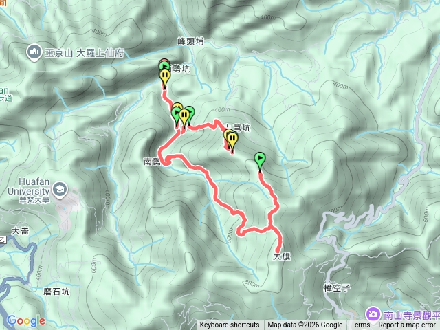 九芎坑山傑士嶺南勢坑古道預覽圖