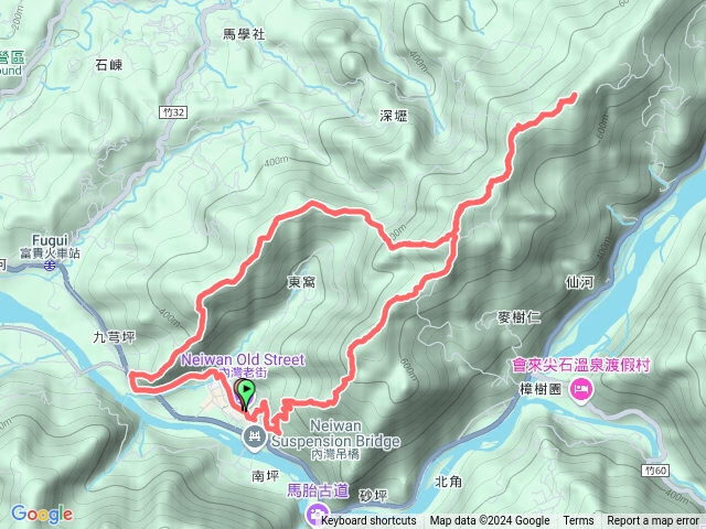 241130內灣郊山6連峰(內灣山.麥樹仁山&南峰.舊砲台山.加那桃山.白石湖山)