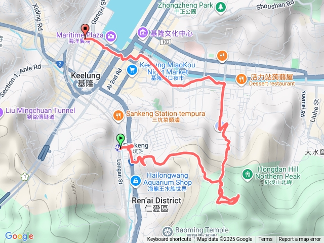 紅淡山步道(三坑-基隆)