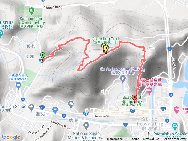 七星嶺運動公園進冷泉出