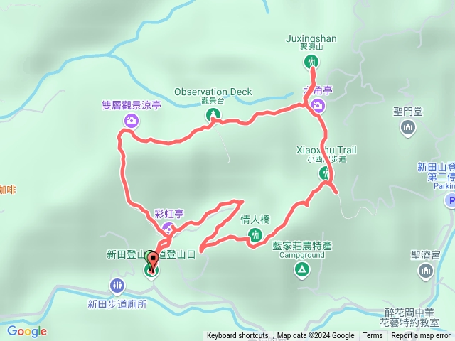 新田登山步道1上3下