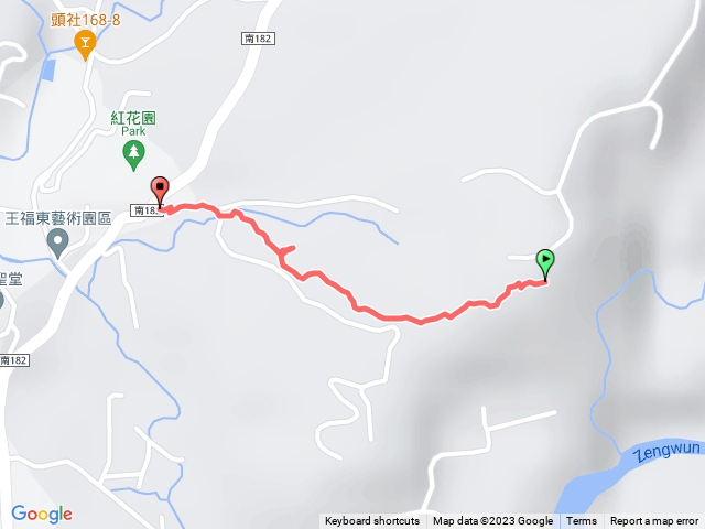 2023-10-23 台南 頭社山 西側路線 （經山溝）
