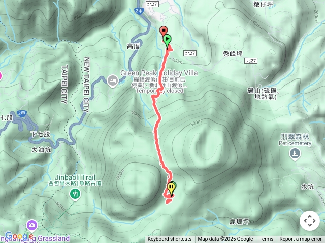 天籟會館→榮潤古道→翠翠谷→來回