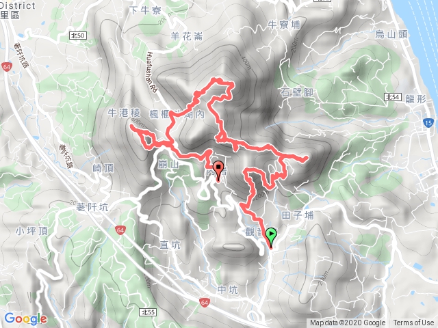 五股觀音山連峰