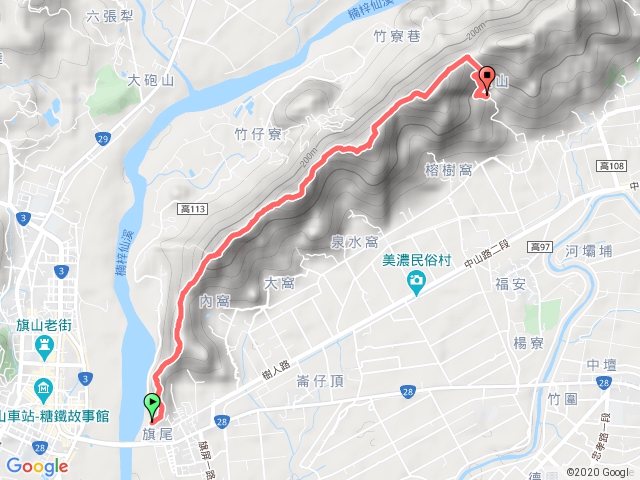 高雄旗山旗山靈山縱走