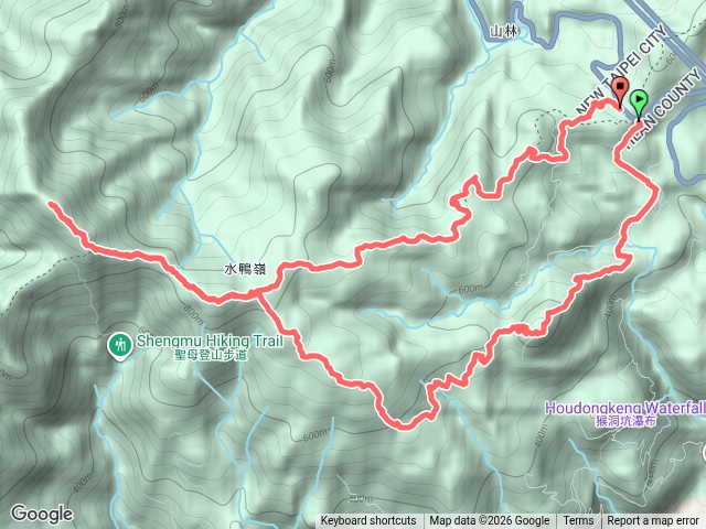 20260919石牌縣界停車場>圓通寺>鵲子山東北峰>鵲子山>五峰旗山>竹仔崙山>>三角崙東南峰>三角崙山>後湖子山>水鴨崙>石牌縣界停車場預覽圖