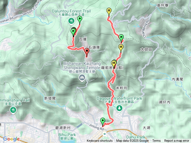 內湖上龍船岩-大崙頭山