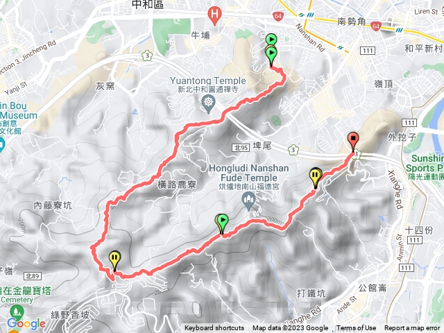 圓山烘爐地登山步道