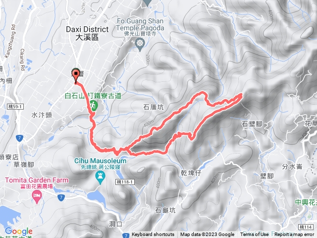 白石山石厝坑山O繞
