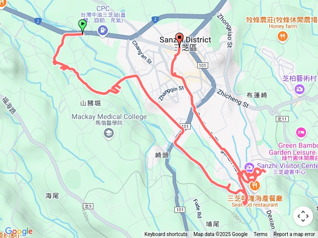 2025-06-06 三芝山豬堀古庄里賞荷花─荷花池一區→荷花池二區→八連溪畔步道→水車荷畔餐廳→源興居→三芝遊客中心→名人文物館