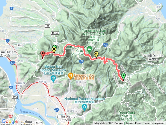 陽明山東西大縱走