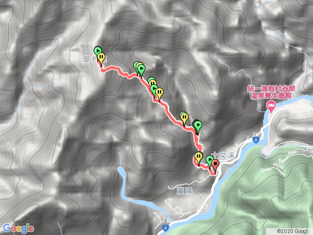 麗陽登山口.十文溪山.屋我尾山