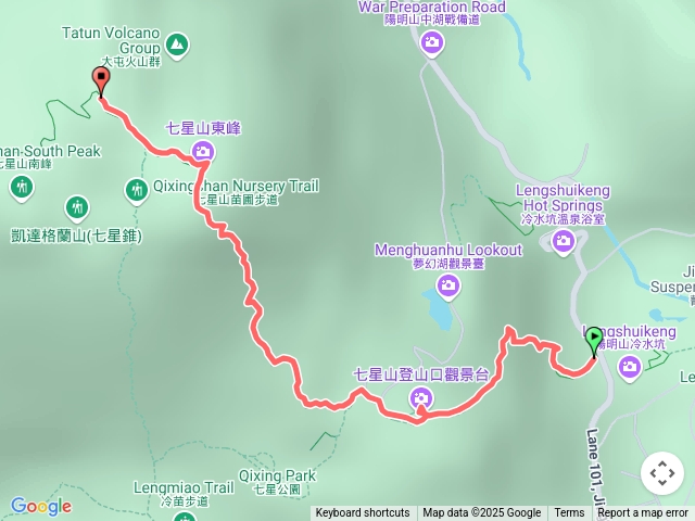 冷水坑上七星山