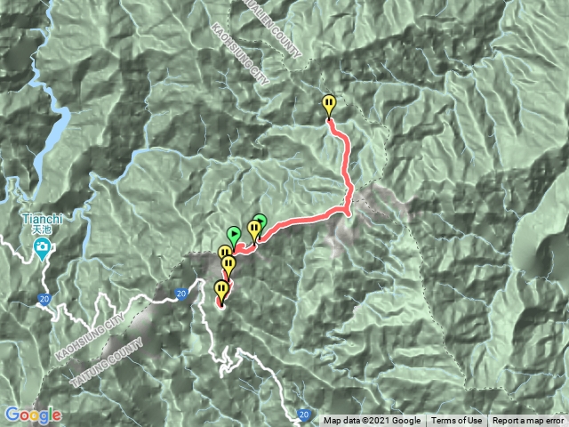 向陽山 三叉山 嘉明湖