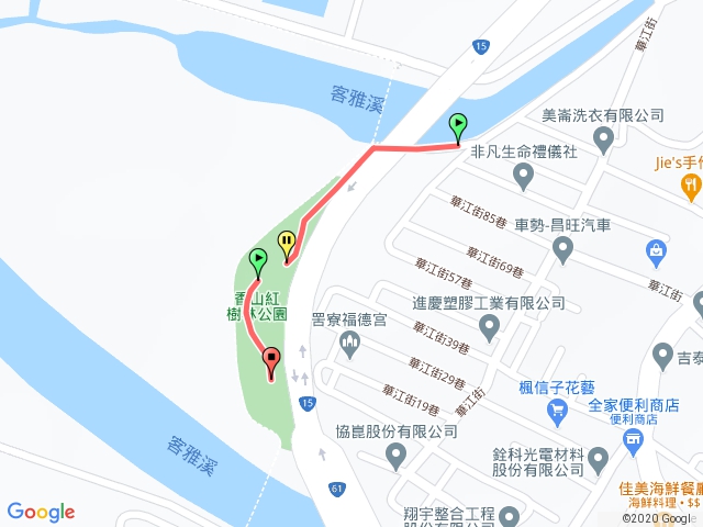 香山紅樹林公園步道預覽圖