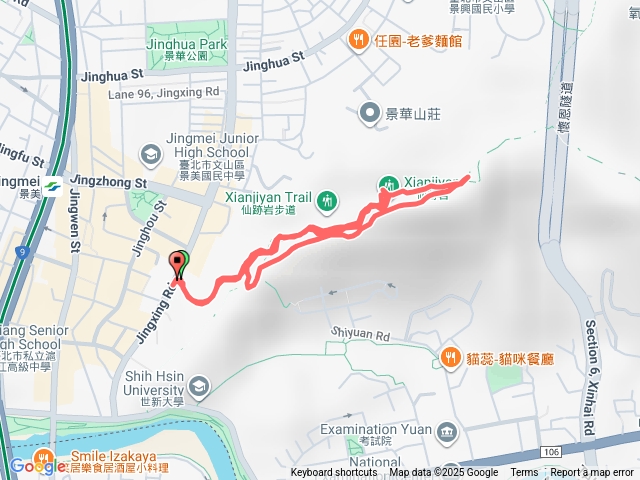 仙跡岩243巷登上口