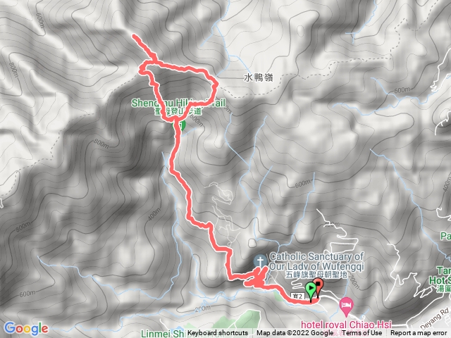 宜蘭巴唐古道+三角崙山+聖母山莊O型