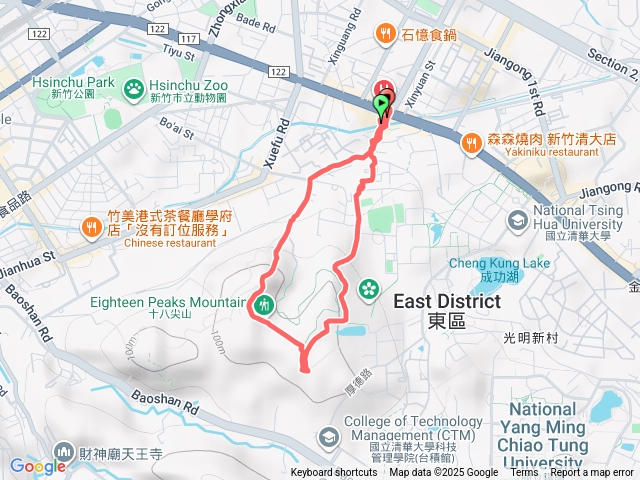 新竹 馬偕-十八尖山-清大行勝步道預覽圖