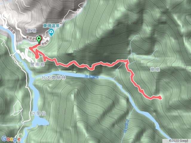 八通關古道乙女瀑布