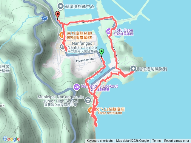 南方澳＞內埤海灘＞玻璃沙灘＞豆腐岬＞南方澳大橋