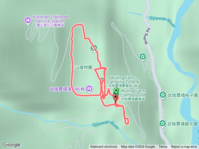 2026.7.25.武陵農場露營區高山植物園步道健行