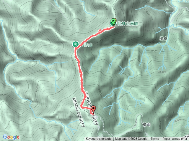 五峰天際線28.5K到南比林山預覽圖