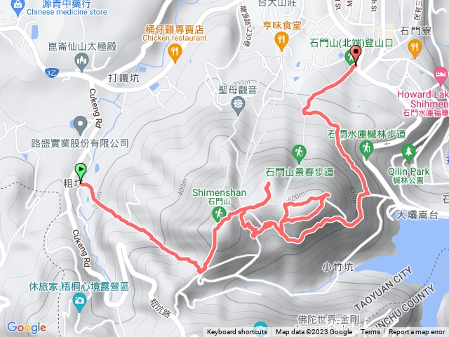 2023.09.14 小粗坑古道-石門山-清水坑山-太平山-石門北登山口