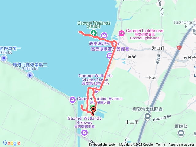 台中清水高美濕地步道20241005預覽圖