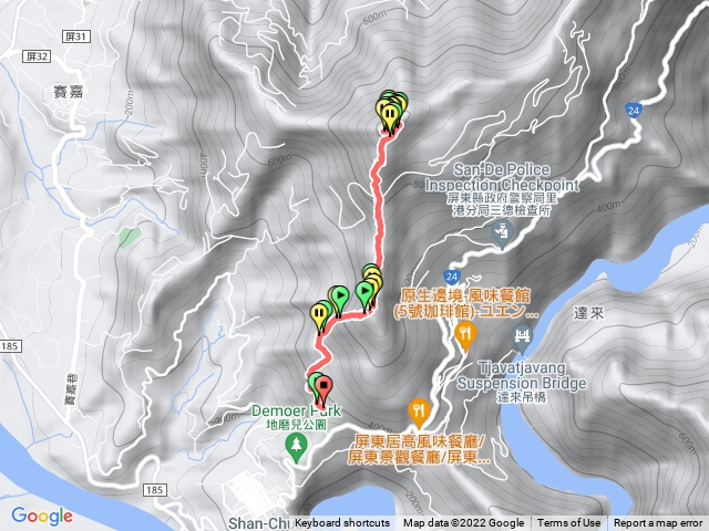 三地山南峰三地山主峰