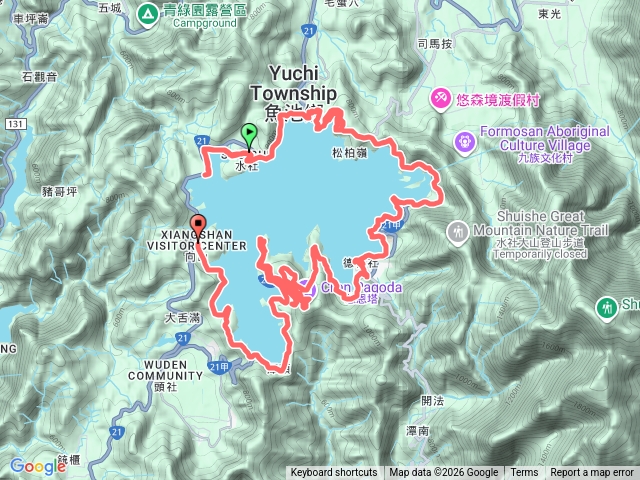 日月潭環湖預覽圖