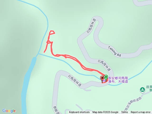 苗栗大湖司馬限瀑布棧道