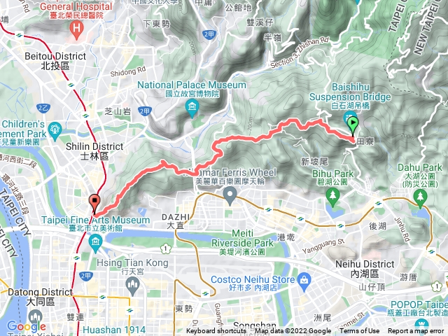 2021年臺北大縱走：尋寶任務臺北大縱走第五段：劍潭支線202206261111