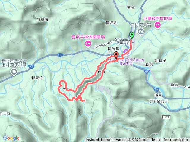 梅竹蹊山、內坑古道、麻竹坑山、苕谷坑土地公