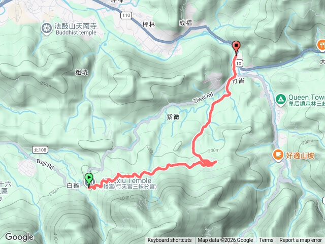 行修宮-紫微保甲路步道-紫微天后宮-紫微南路預覽圖