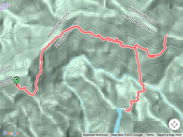 2025-02-22 [屏東三地門] 里阿岩山｜沙溪林道33K通行終點上京大石南最低鞍預覽圖