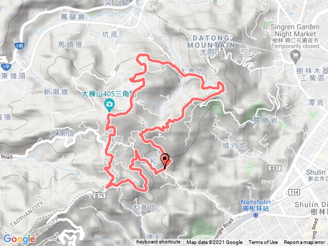 青龍嶺、北天宮、大棟山縱走