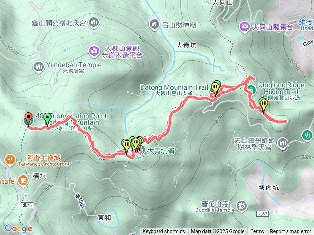 大棟山青龍嶺大同山預覽圖