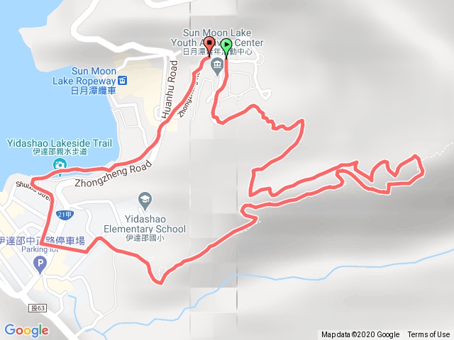 水社登山步道-青年活動中心至伊達邵親水步道環走