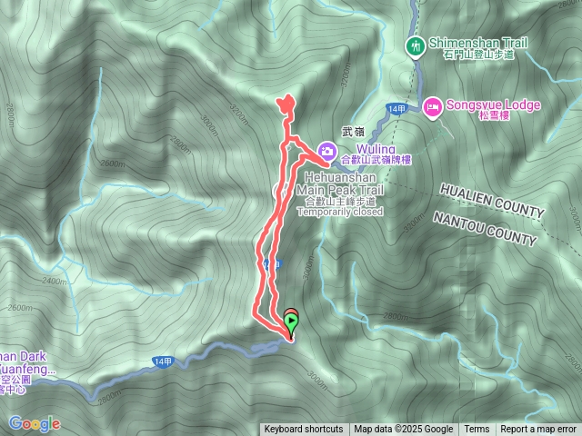 合歡南峰、合歡主峰