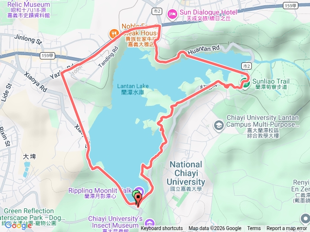 蘭潭水庫環繞預覽圖