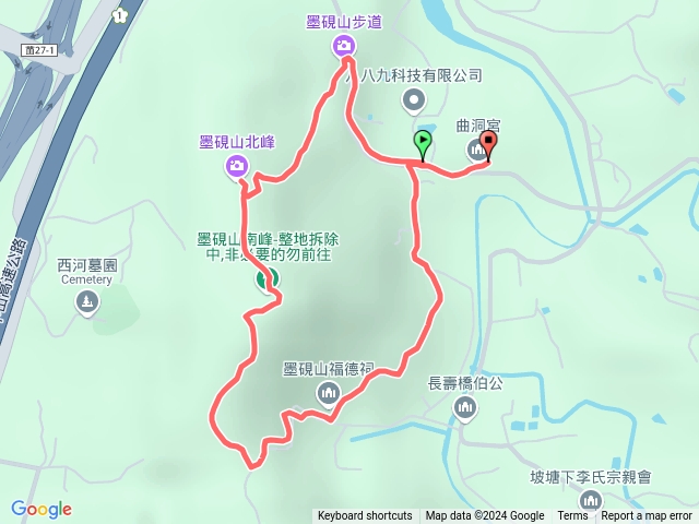 苗栗頭屋墨硯山步道環走預覽圖