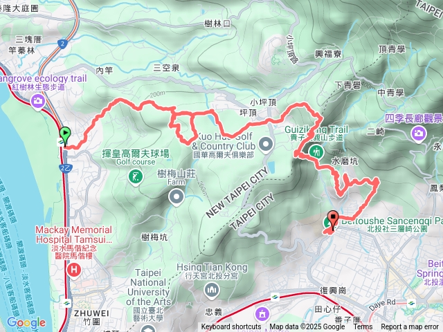 東小坪頂山+小坪頂山+貴子坑山西峰+貴子坑山+貴子坑山東峰