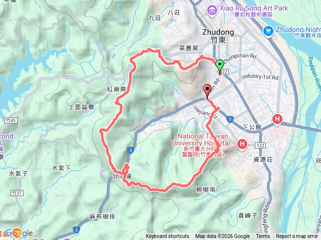 竹東三山（樹杞林山+新具庄山+員崠子山）預覽圖