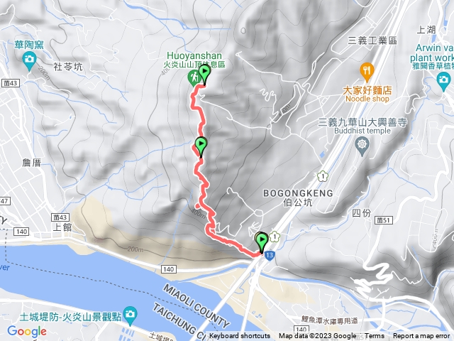 火炎山步道