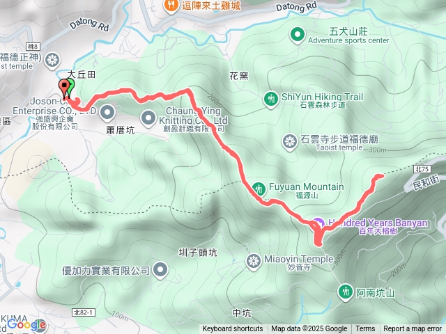 福源山+石灰坑山