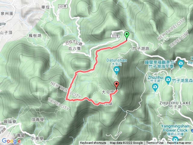 111.03.30 二子坪＞面天坪＞大屯西峰＞大屯南峰＞大屯主峰＞二子坪