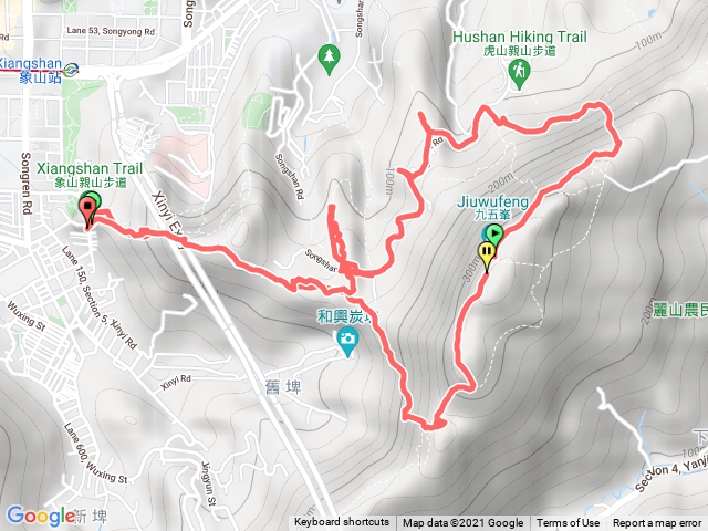 四獸山+拇指山+九五峰