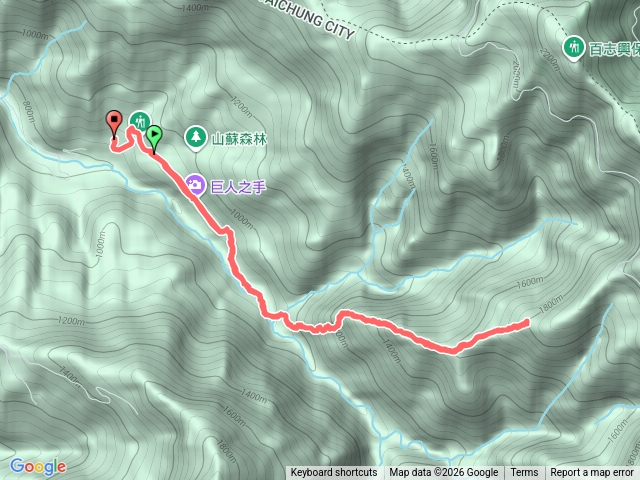 20260308雪山坑林道-百川山-百川山東峰