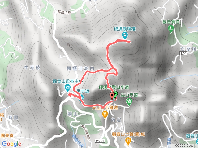 凌雲禪寺-硬漢嶺步道-觀音山-楓櫃斗步道