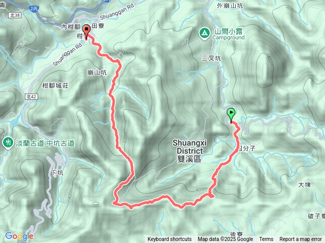 深庫佛寺站-後寮仔嶺-東柑脚山-崩山坑古道
